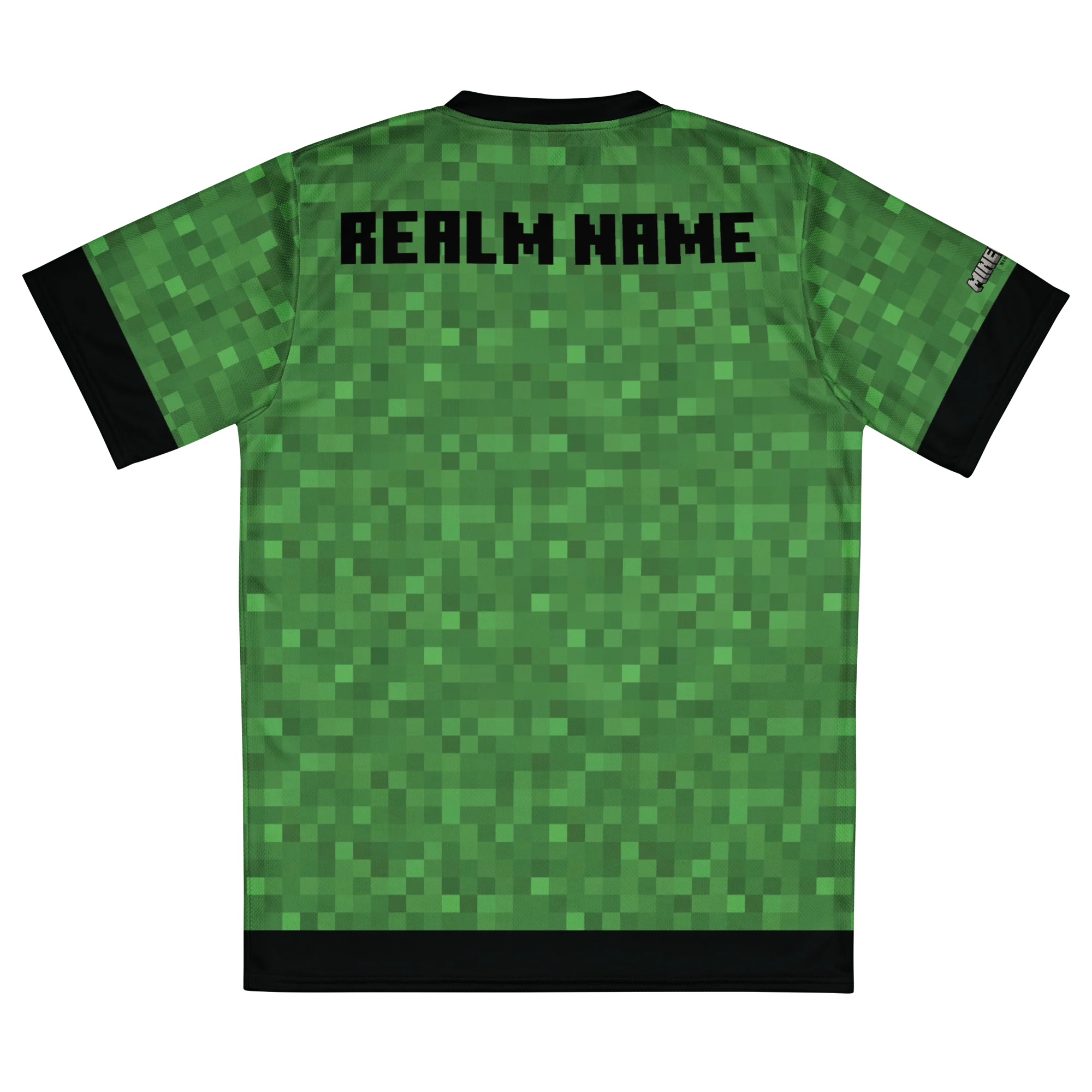 Minecraft Personalized Jersey T-Shirt Realm Name