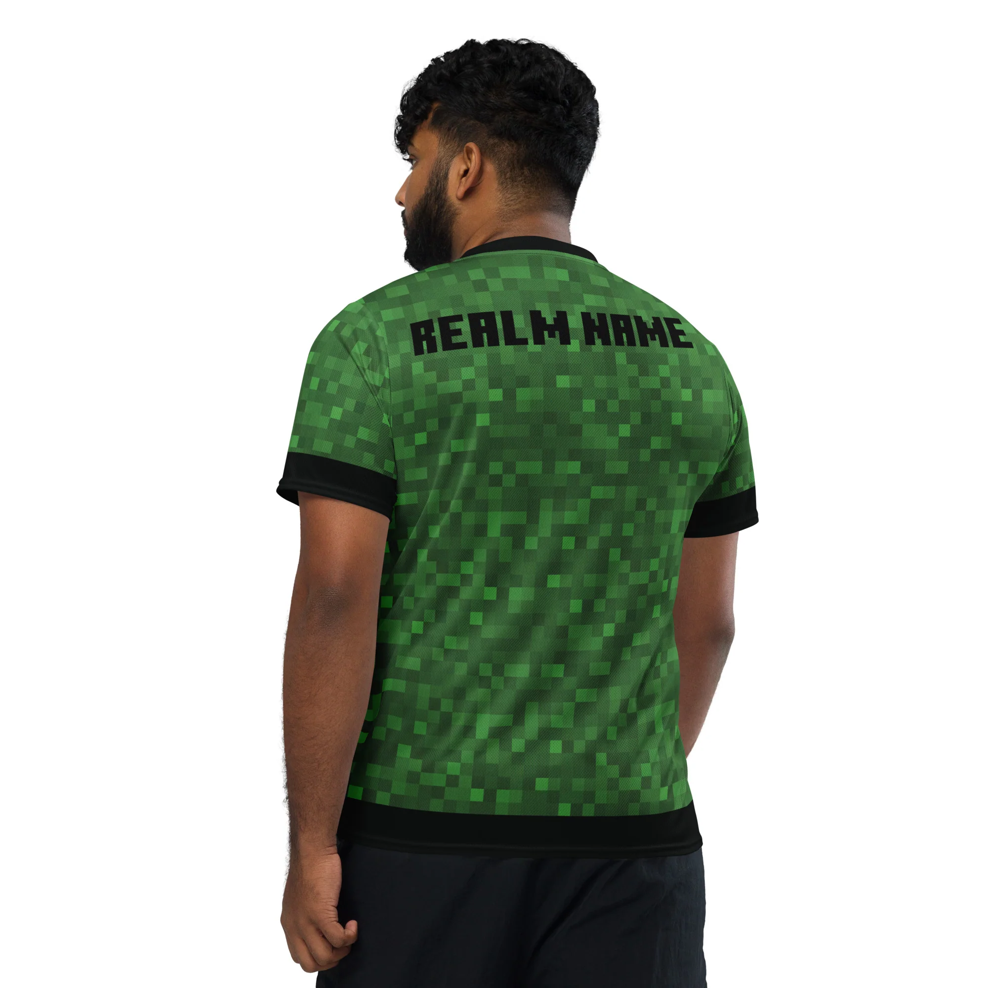 Minecraft Personalized Jersey T-Shirt Realm Name - Image 2