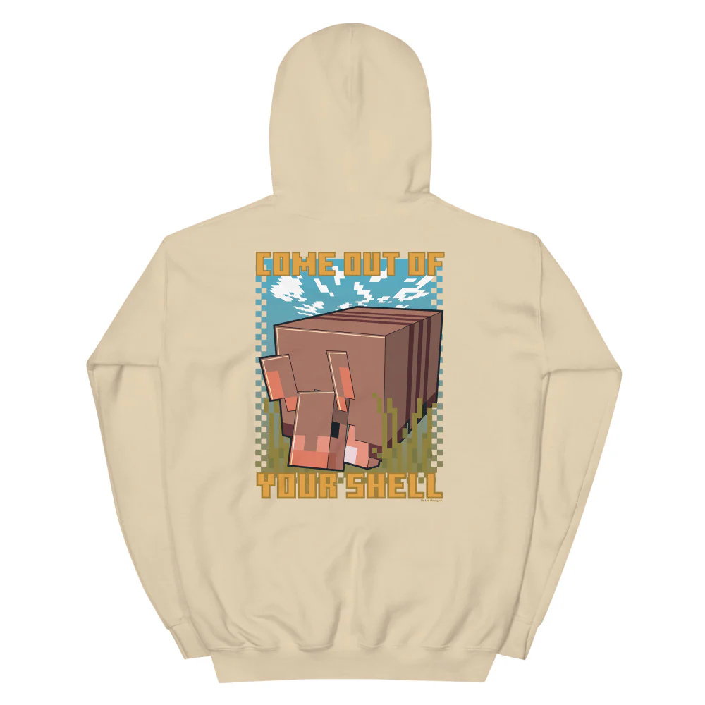 Minecraft Armadillo Checkered Adult Hoodie - Image 5