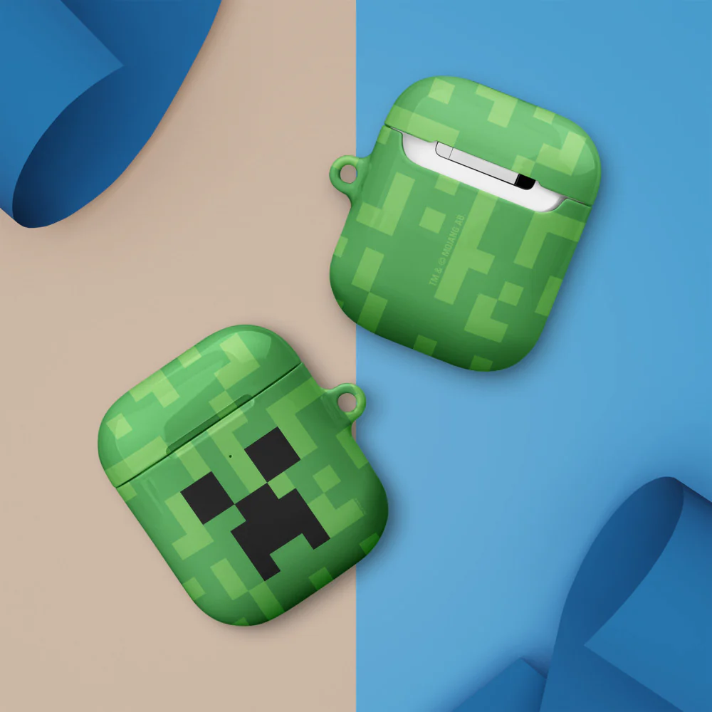 Minecraft Creeper Big Face Airpod Case - Image 4