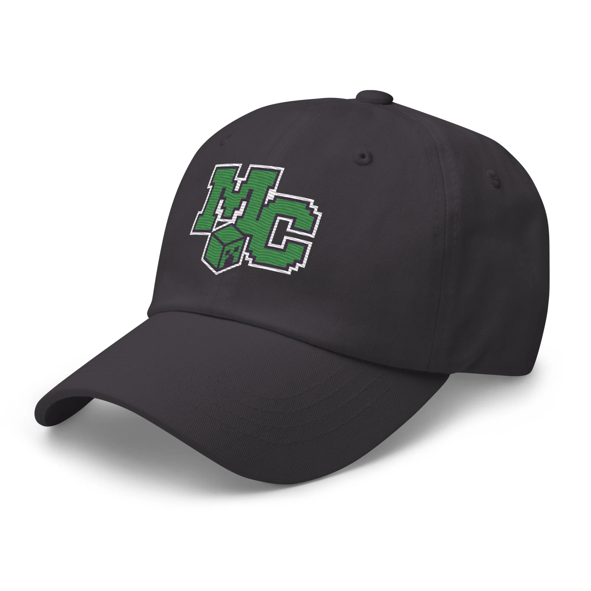 Minecraft Embroidered Dad Hat Pixelated Logo - Image 2