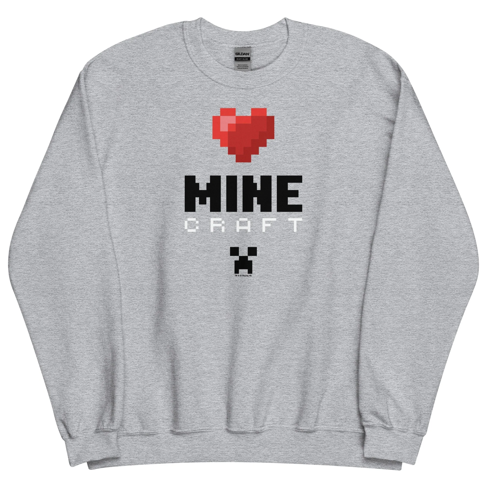 Minecraft Heart Sweatshirt