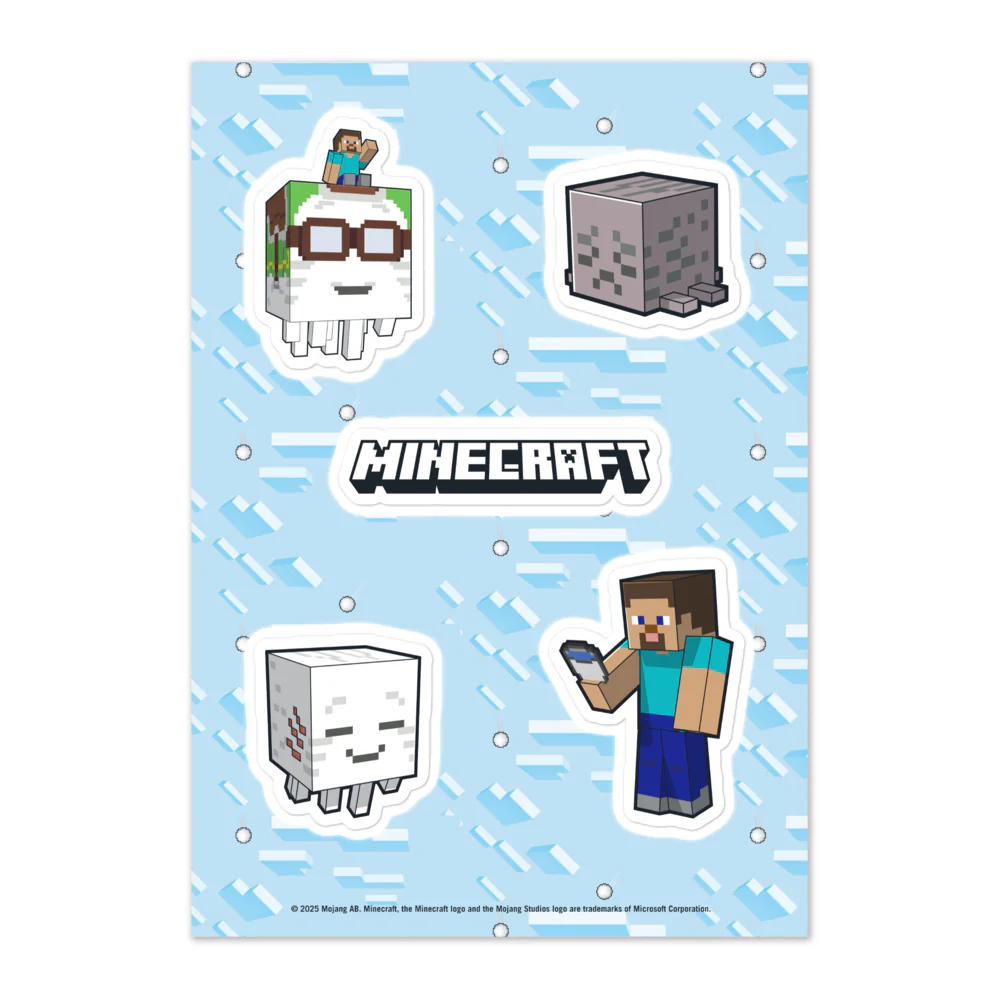 Minecraft Summer Sticker Sheet - Image 2