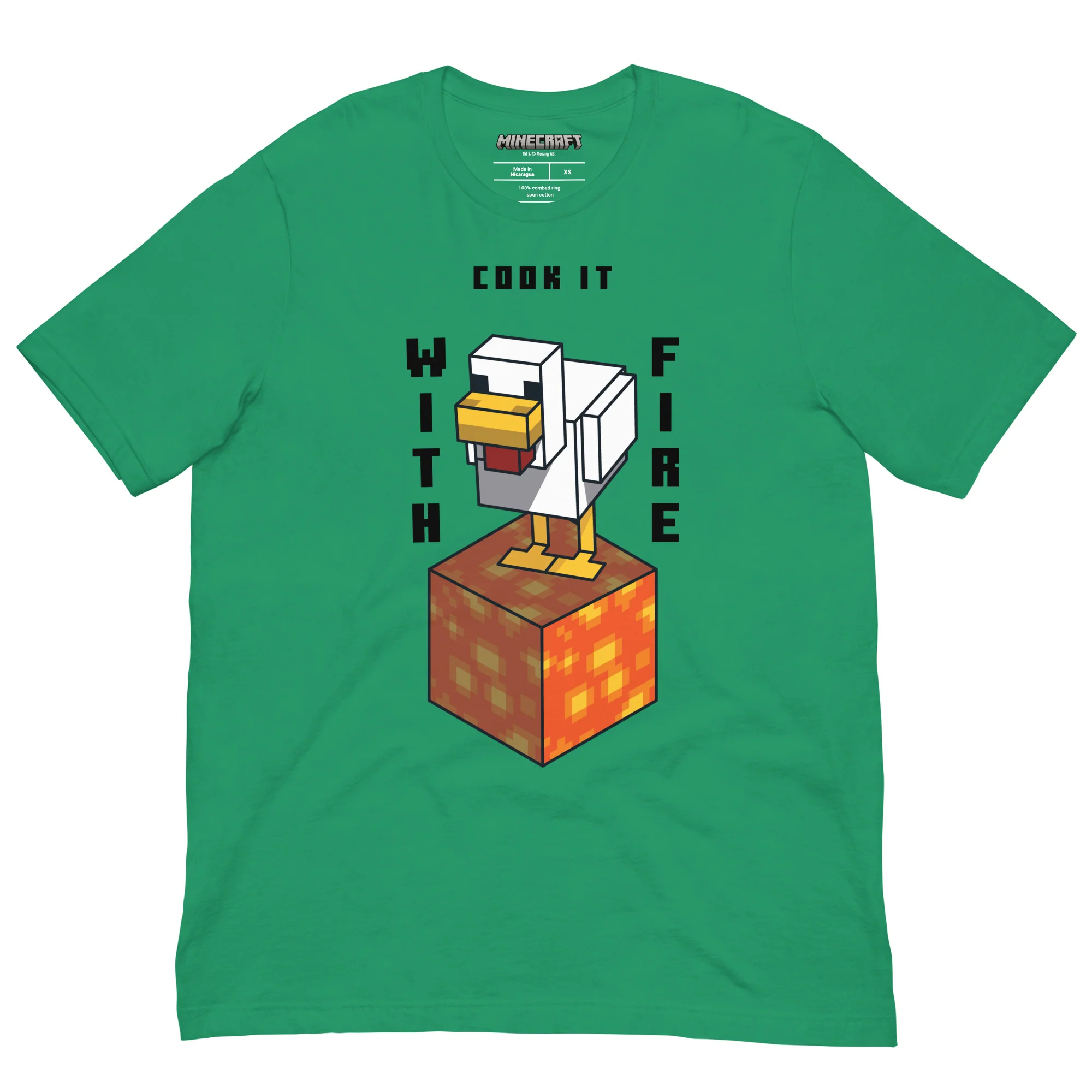 Minecraft T-Shirt Lava Chicken, Cook It