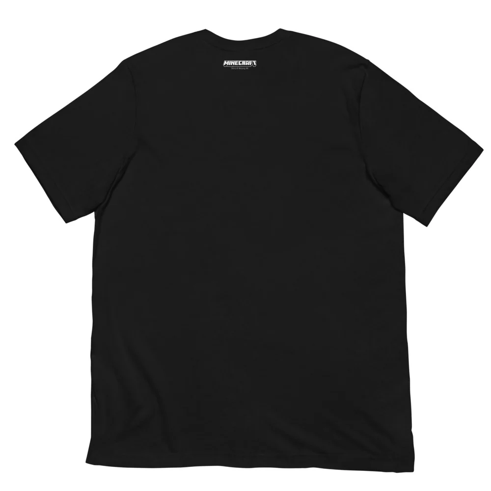 Minecraft Tuned In Creeper Embroidered Adult T-Shirt - Image 15