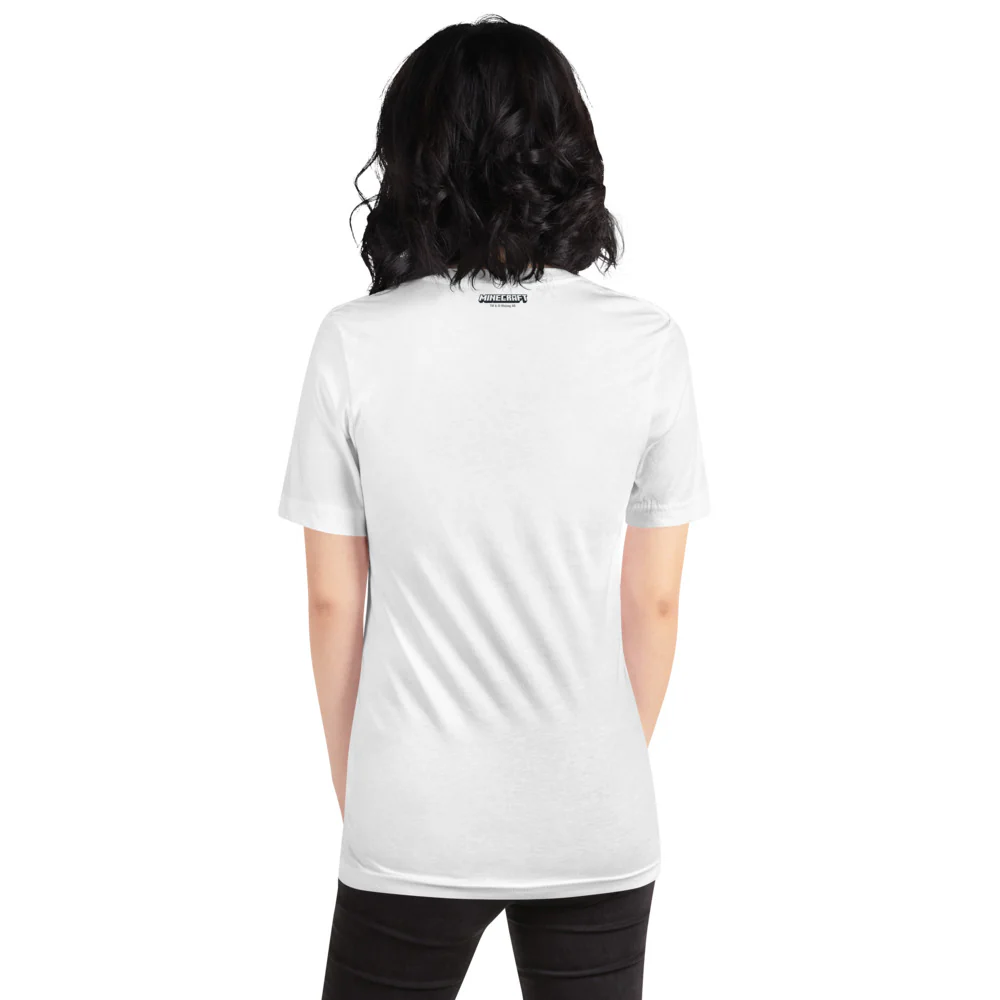 Minecraft Tuned In Creeper Embroidered Adult T-Shirt - Image 46